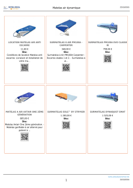 Matelas air dynamique 1