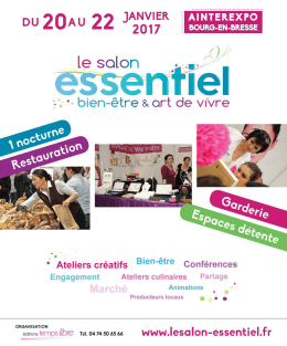 Page 1 ANVIER AINTERExpo du 20au 22 ": &bull; Ateliers cr&eacute;atifs "&ordm;"