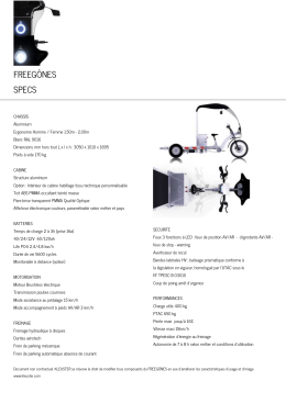 Specs FREEG&Ocirc;NES