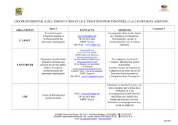 Réseau d`accompagnement des personnes en situation de