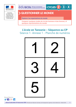 Questionner le monde - Minist&egrave;re de l`&eacute;ducation nationale