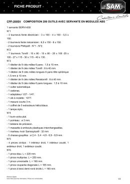 Fiche produit CPP-200SV