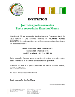 invitation - Mashteuiatsh