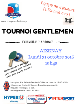 tournoi gentlemen