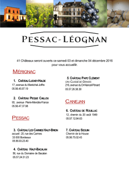 PORTES OUVERTES animations - Pessac - PESSAC