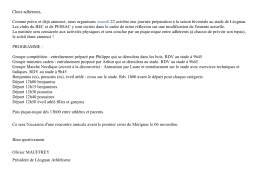 Chers adh&eacute;rents - L&eacute;ognan Athl&eacute;tisme