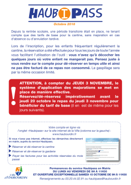 t&eacute;l&eacute;chargez le flyer d`octobre 2016 diffus&eacute; dans les
