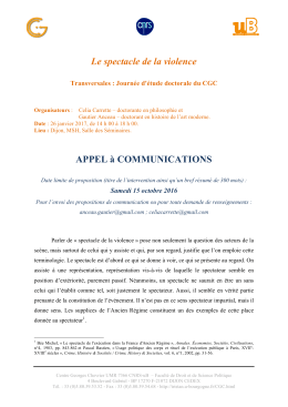 T&eacute;l&eacute;charger l`appel &agrave; communications complet, au format pdf
