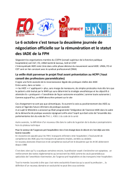 T&eacute;l&eacute;charger le fichier - Syndicat National des Infirmiers Anesth&eacute;sistes