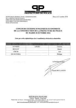 Agents admissibles ING ECO CONS 2016