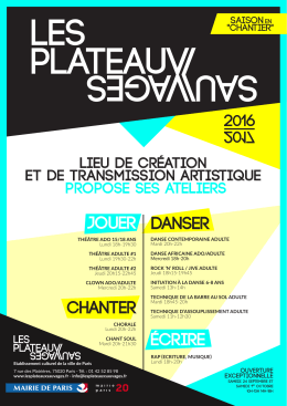 jouer CHANTER &eacute;crire DANSER
