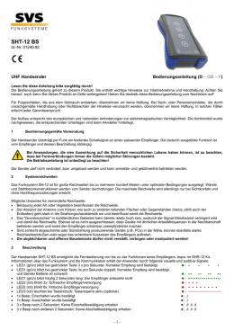 SHT-12 BS - SVS Nachrichtentechnik