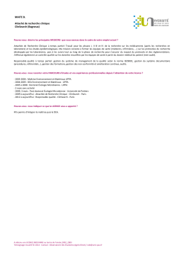 MAITE B. Attaché de recherche clinique ClinSearch (Bagneux)