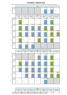 Consultez le planning Avion