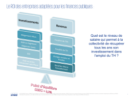 Le ROI des entreprises adaptées pour les finances publiques
