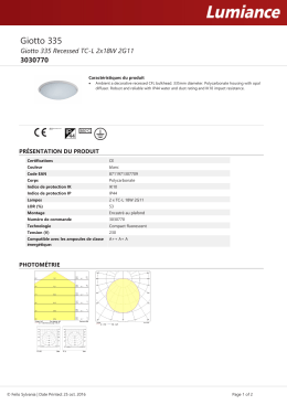 Giotto 335 Recessed TC-L 2x18W 2G11