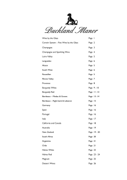 Wine by the Glass Page 1 Coravin System &ndash; Fine