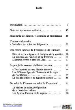Table Introduction.............................................................. 7 Note sur les