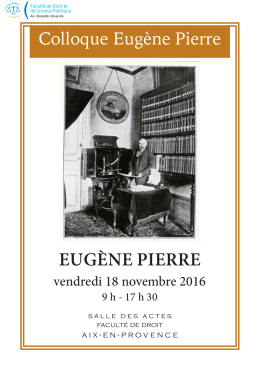 eug&egrave;ne pierre - Institut Louis Favoreu