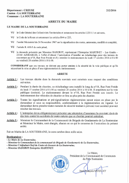 Lire - La Souterraine