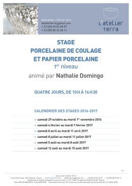 Anim&eacute; par Nathalie Domingo