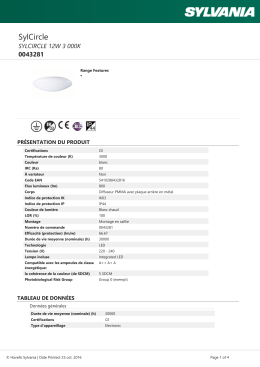 SYLCIRCLE 12W 3 000K