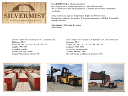 We sell Timber from fir and spruce A.D. at dimensions: Thickness: 22