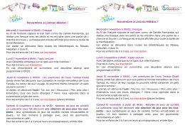 voir le programme