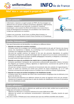 Télécharger le catalogue de formation - l`URSAP-IDF