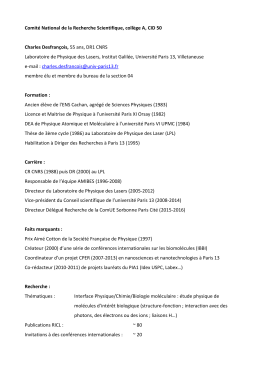 Charles Desfran&ccedil;ois - DGDR