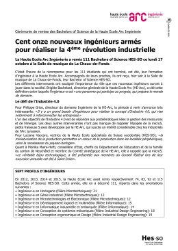 Cent onze nouveaux ing&eacute;nieurs arm&eacute;s pour - Haute