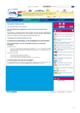 Formulaire d`abonnement | CTRL : le réseau de transports en