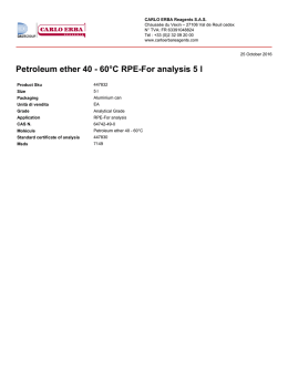 Petroleum ether 40 - 60°C RPE-For analysis 5 l