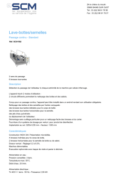Lave-bottes/semelles