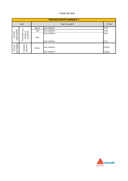 Toitures sous lestage - Guide Sarnafil FPO