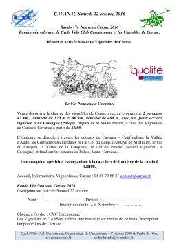 Rando Carsac - CVC Carcassonne