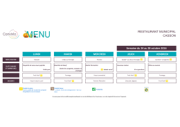 Menu semaine 43