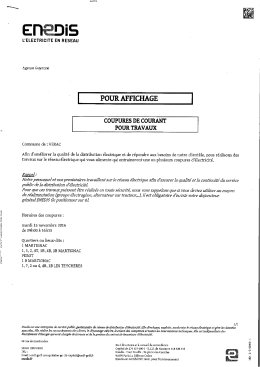 Page 1 ETMEDiS L`ELECTRICITE EN RESEAU Agence Guyenne