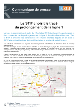 Lire le communiqu&eacute;