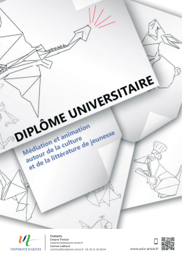 Plaquette de présentation