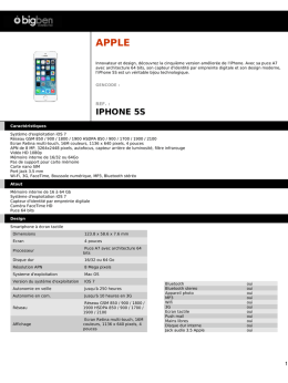 iphone 5s - Intranet Bigben