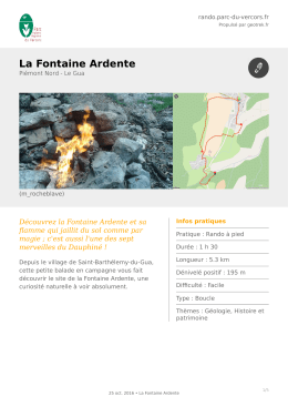 La Fontaine Ardente