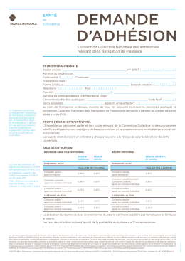 demande d`adh&eacute;sion