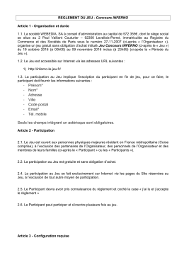 r&egrave;glement - AlloCin&eacute;