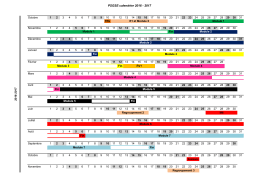 Calendrier 2016 - 2017 - fad