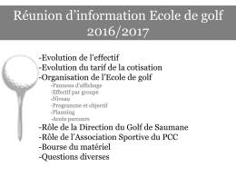 compte rendu de la réunion Parents