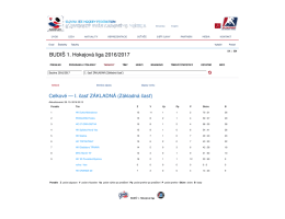 Tabuľka BUDIŠ 1. Hokejová liga_príloha 9