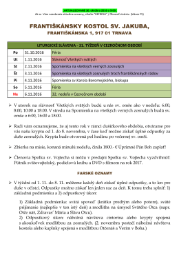 Sv&auml;t&eacute; om&scaron;e a oznamy