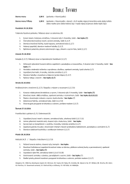 Stiahnite si denné menu v pdf!