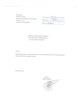 Izvještaj o socijalnim davanjima za period 10